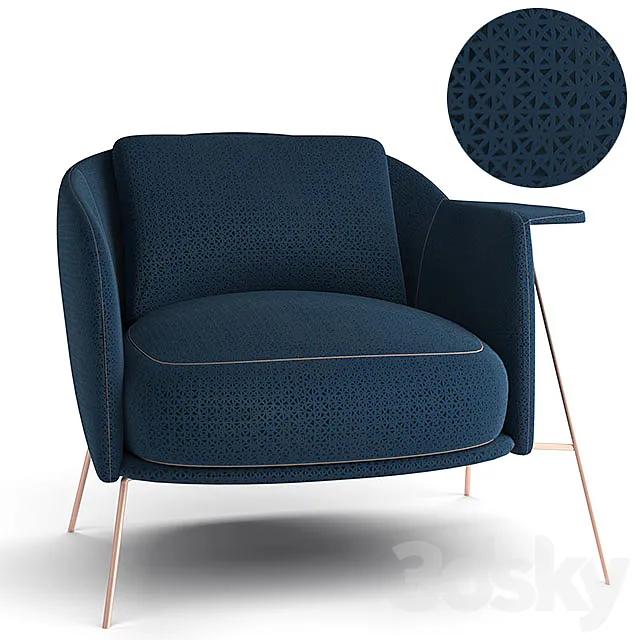 Saba Italia Kepi Armchair-free 3DModel Saba Italia Kepi Armchair-free 3DModel
