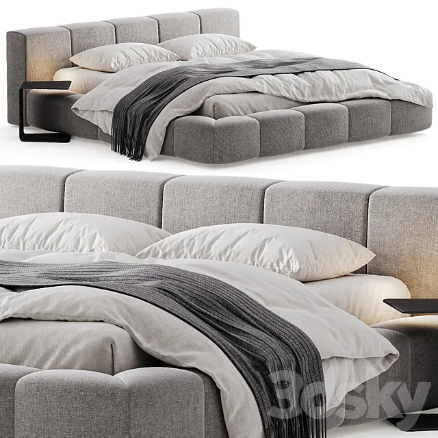 Saba Italia Pixel Bed 3D Model