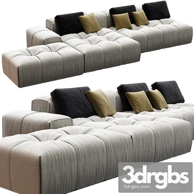 Saba Italia Pixel Sofa 5 3D Model Download