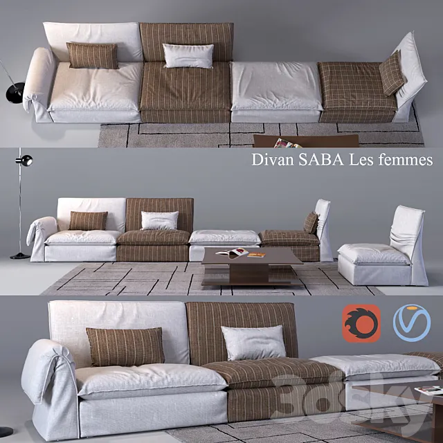 Saba Les Femmes 3D Model Saba Les Femmes 3D Model
