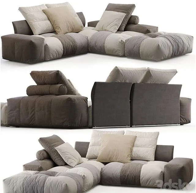 Saba Sofa PIXEL 3D Model