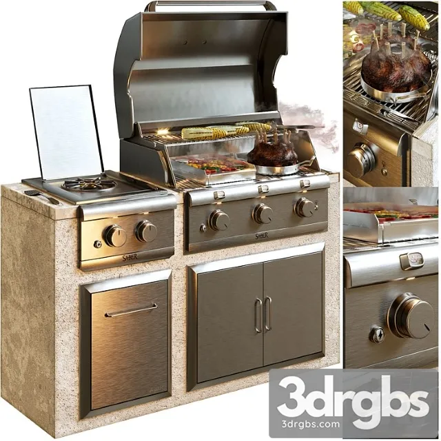 Saber Grill 3D Model Download Saber Grill 3D Model Download