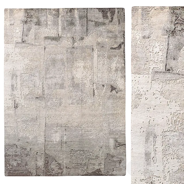 SABIRI HAND-KNOTTED RUG 3D Model