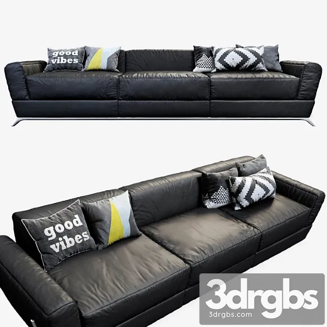 Saccaro callas sofa 2 3D Model Download