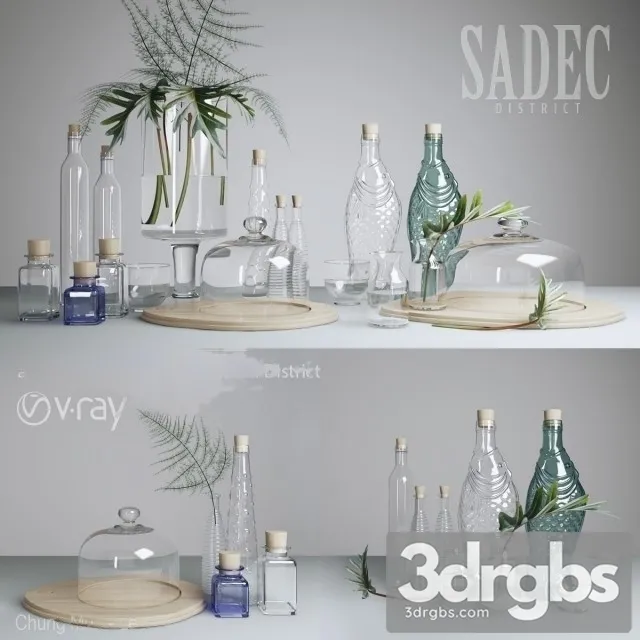 Sadec District Glass Ware 3D Model Download Sadec District Glass Ware 3D Model Download