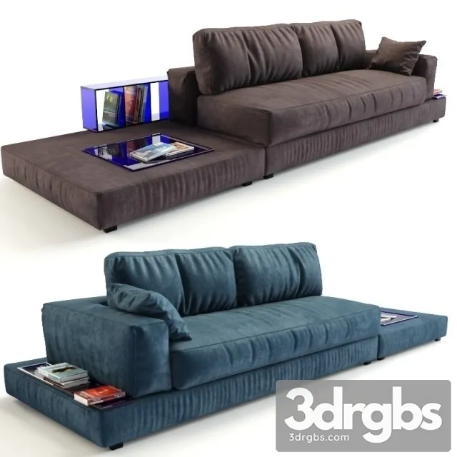 Safa Arketipo Plat Sofa 3D Model Download
