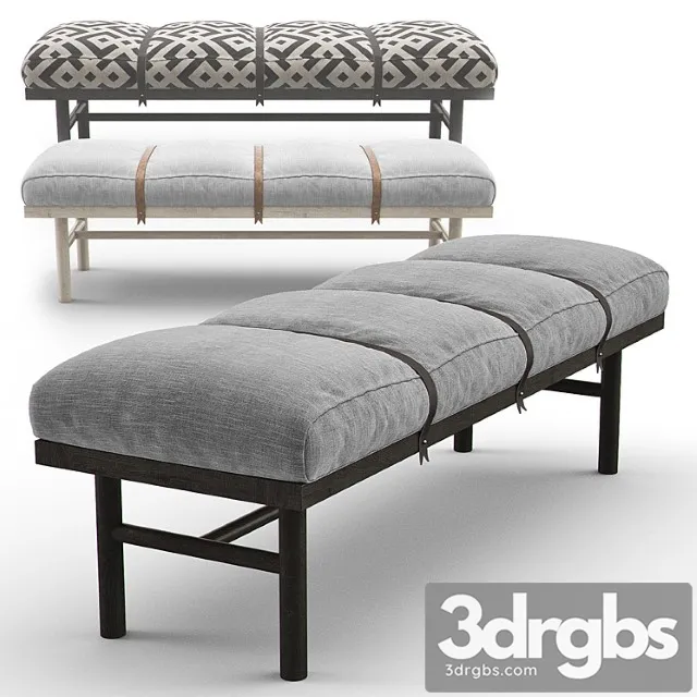 Safari bench – keystone designer 2 3D Model Download