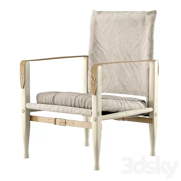 Safari Chair by Kaare Klint Carl Hansen 3D Model Safari Chair by Kaare Klint Carl Hansen 3D Model