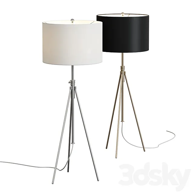 Safavieh _ Cipriana Adjustable Floor Lamp 3D Model Safavieh _ Cipriana Adjustable Floor Lamp 3D Model