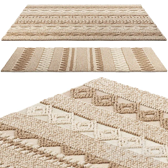 Safavieh Handmade Natura Annedorte Wool Rug 3DModel Safavieh Handmade Natura Annedorte Wool Rug 3DModel