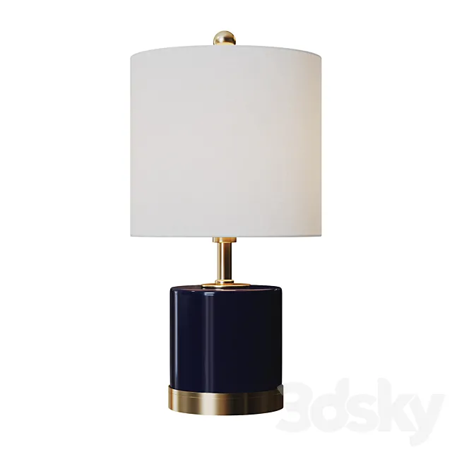 Safavieh – Jayce Glass Table Lamp 3D Model Safavieh – Jayce Glass Table Lamp 3D Model
