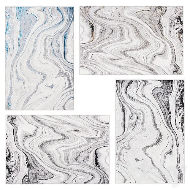 Safavieh – Rug set 1 3D Model