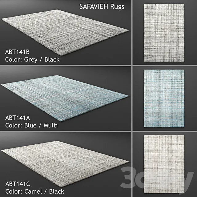 SAFAVIEH Rugs Abstract Collection 3D Model SAFAVIEH Rugs Abstract Collection 3D Model