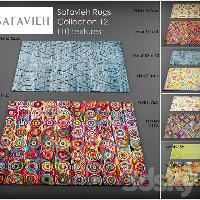Safavieh rugs12 3DModel Safavieh rugs12 3DModel