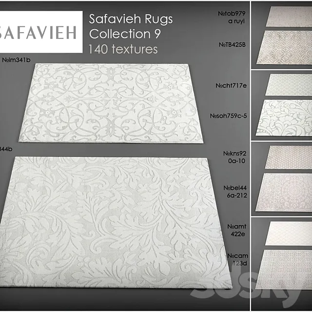Safavieh rugs9 3DModel Safavieh rugs9 3DModel