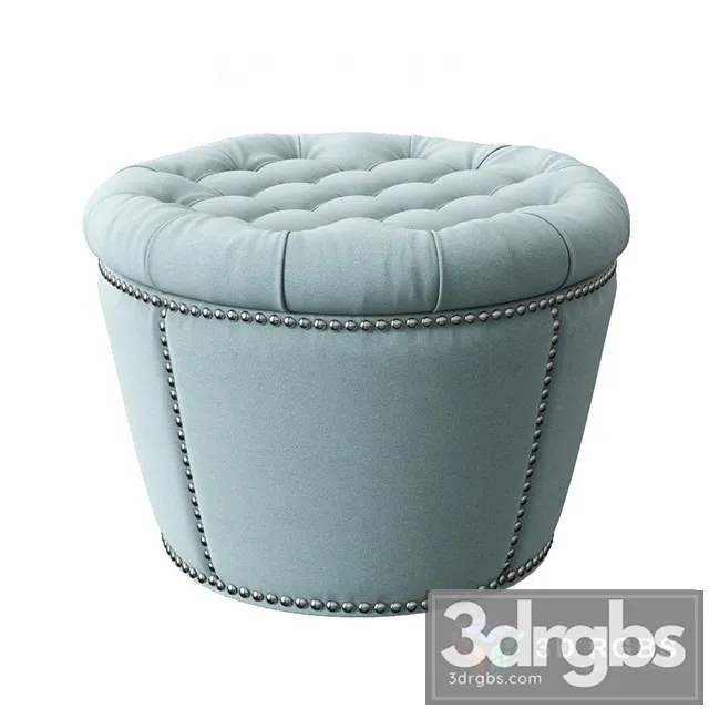 Safavieh Vanessa Ottoman 3D Model Download