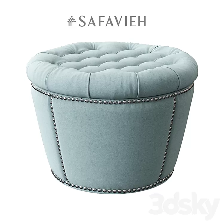 Safavieh / Vanessa Ottoman 3D Model Safavieh / Vanessa Ottoman 3D Model