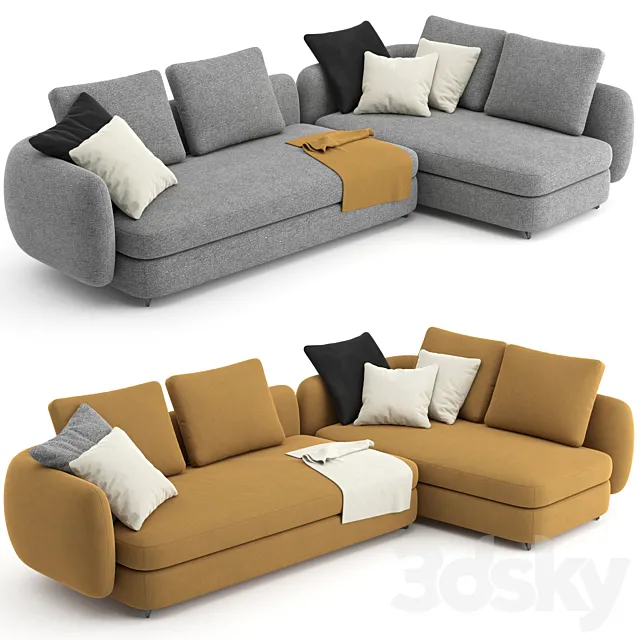 Saint Germain Sofa 04 by Poliform 3DModel Saint Germain Sofa 04 by Poliform 3DModel