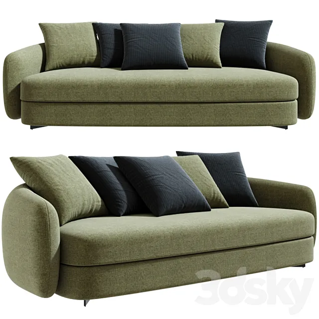 Saint-Germain Sofa by Poliform 3DModel