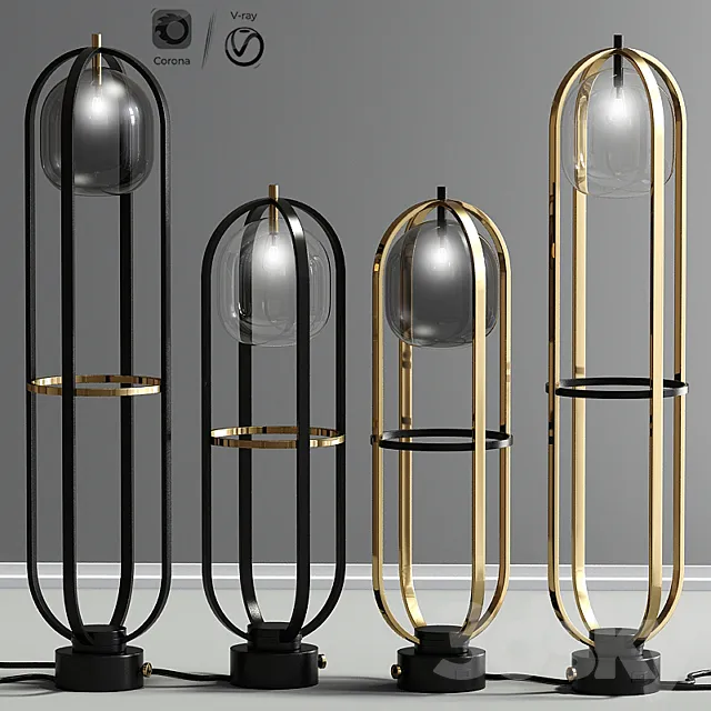 Saint Mila Floor Lamp 3D Model