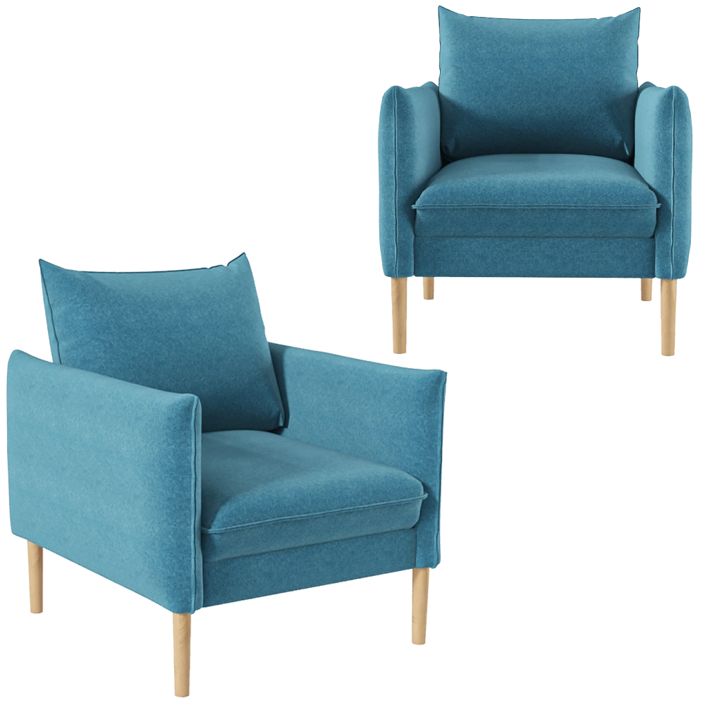 Saiwala – Armchair Bergen 3D Model Saiwala – Armchair Bergen 3D Model