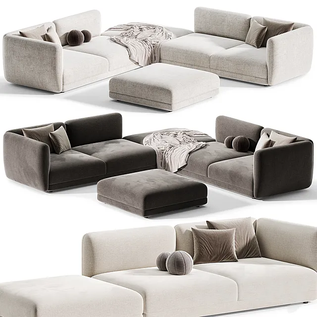 Salamanca Corner Sofa By Boconcept 3D Model Salamanca Corner Sofa By Boconcept 3D Model
