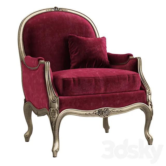 SALDA Arredamenti Armchair art. 7852 3DModel