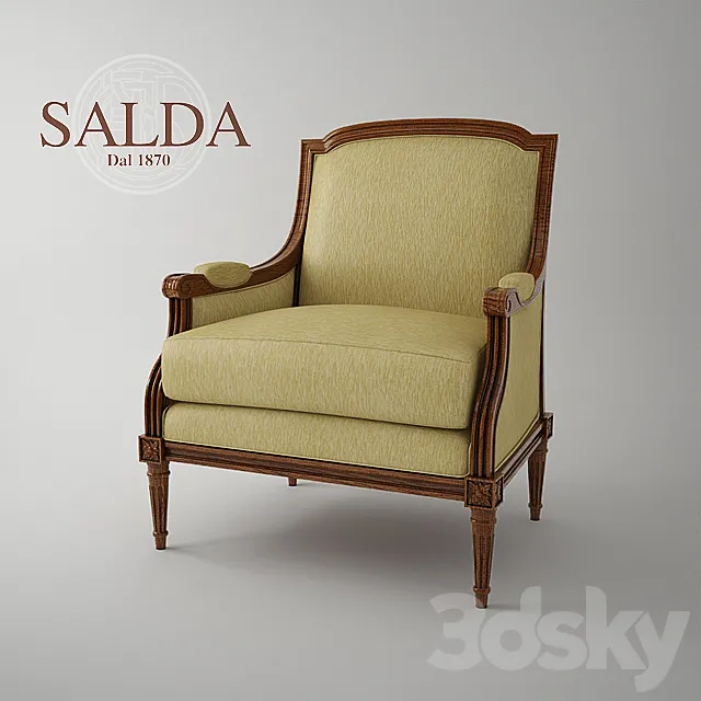 Salda Arredamenti Chair 3D Model
