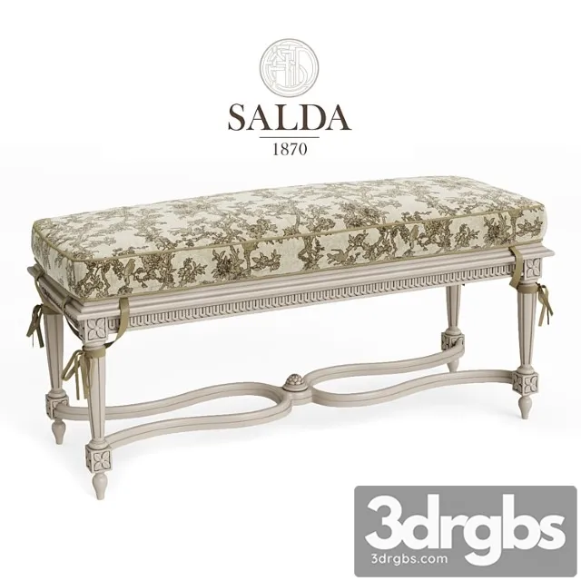 Salda bench 8388 2 3D Model Download