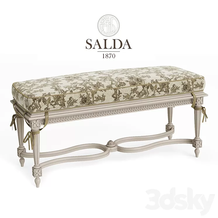 Salda Bench 8388 3D Model Salda Bench 8388 3D Model