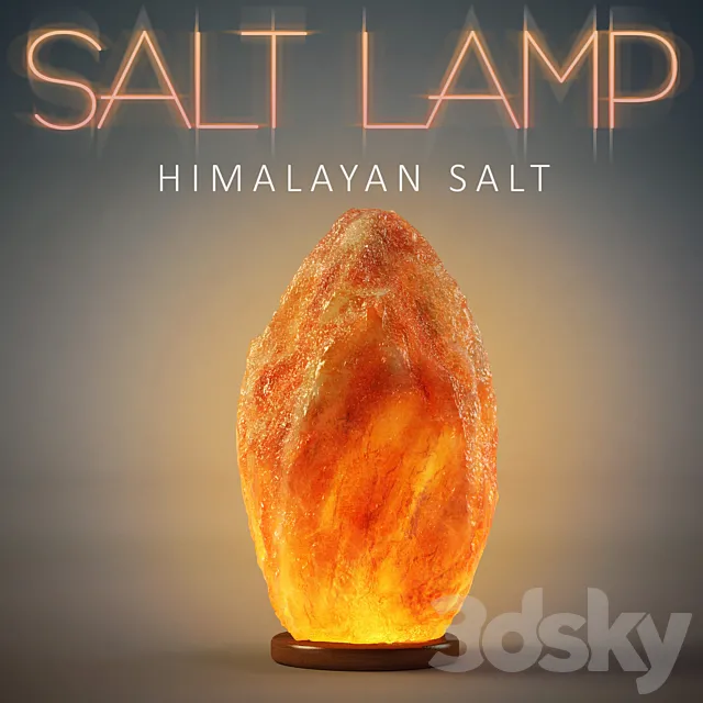 Saline (salt) lamp ROCK 3D Model Saline (salt) lamp ROCK 3D Model