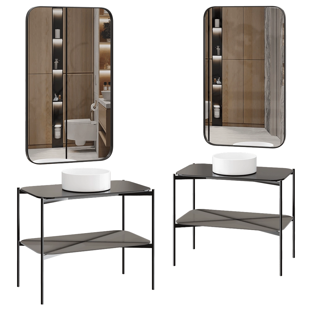 Salini – Bathroom set Grazia 3D Model