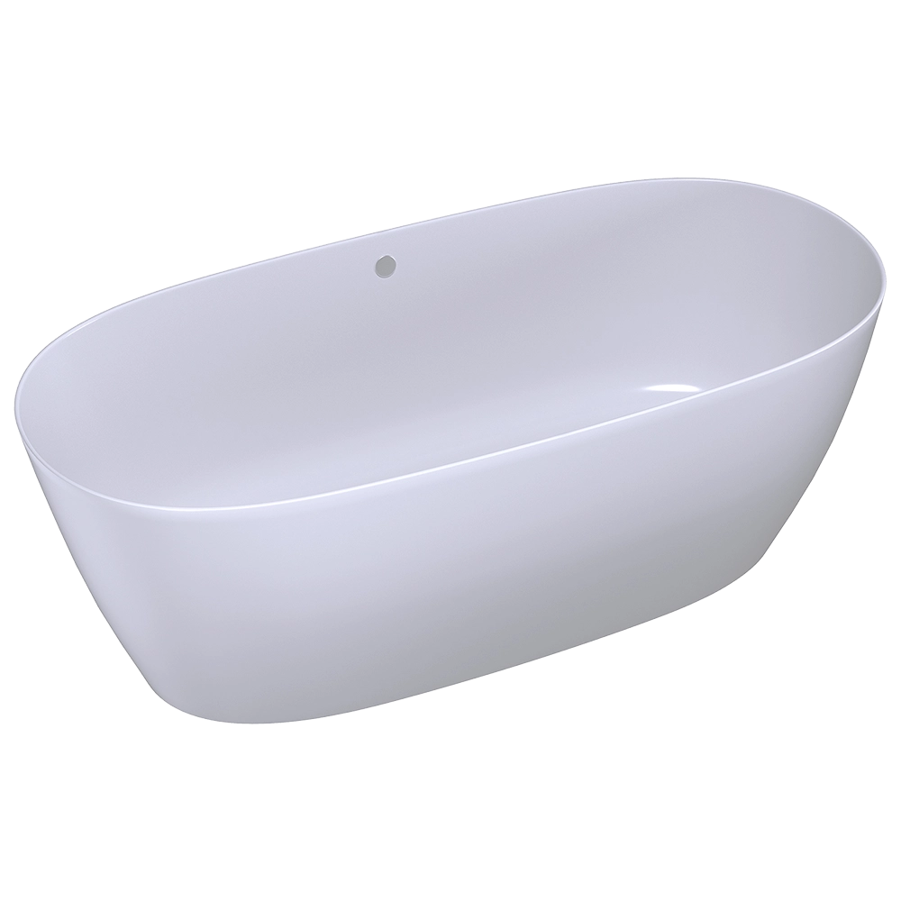 Salini – Bathtub Sofia lightwith overflow 3D Model