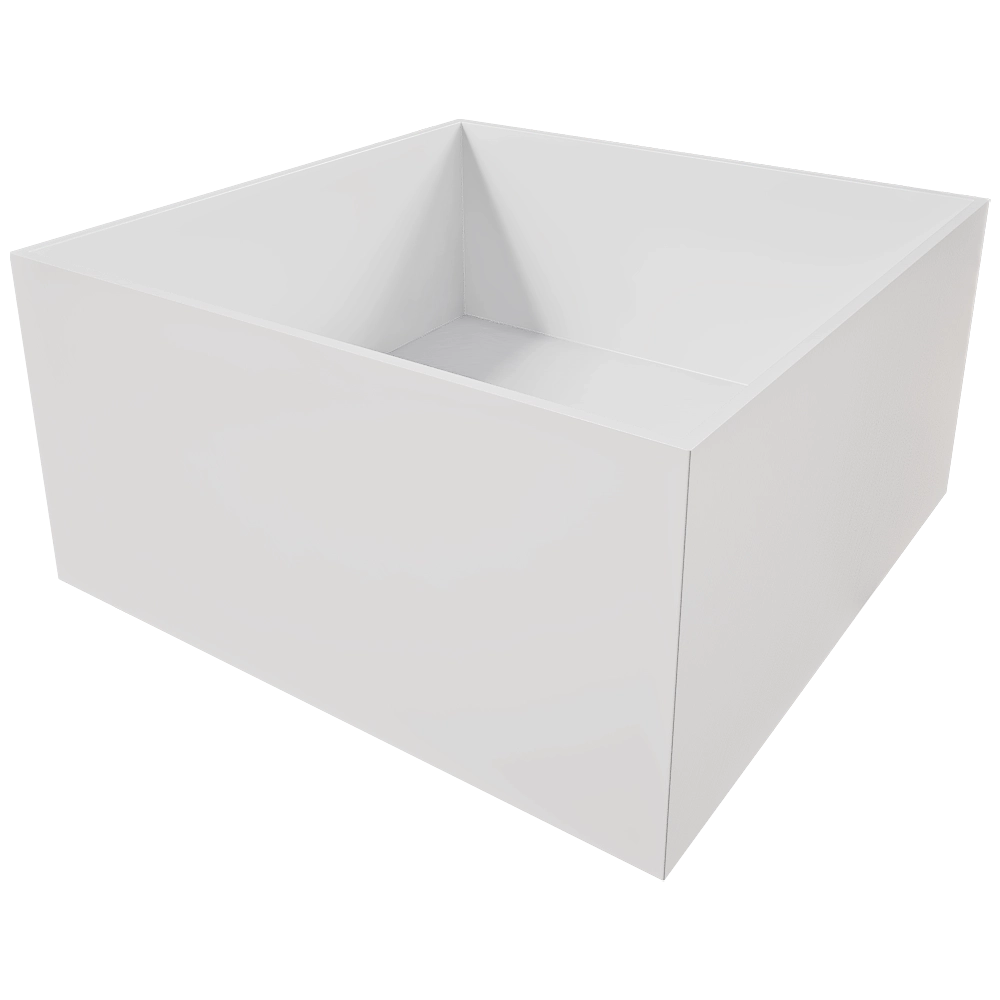 Salini – Surface-mounted sink ARMONIA SQUARE TOP 02 3D Model