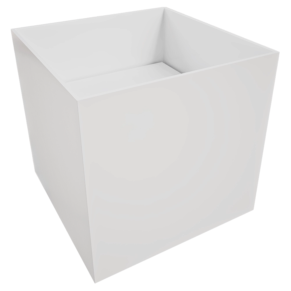 Salini – Surface-mounted sink ARMONIA SQUARE TOP 03 3D Model