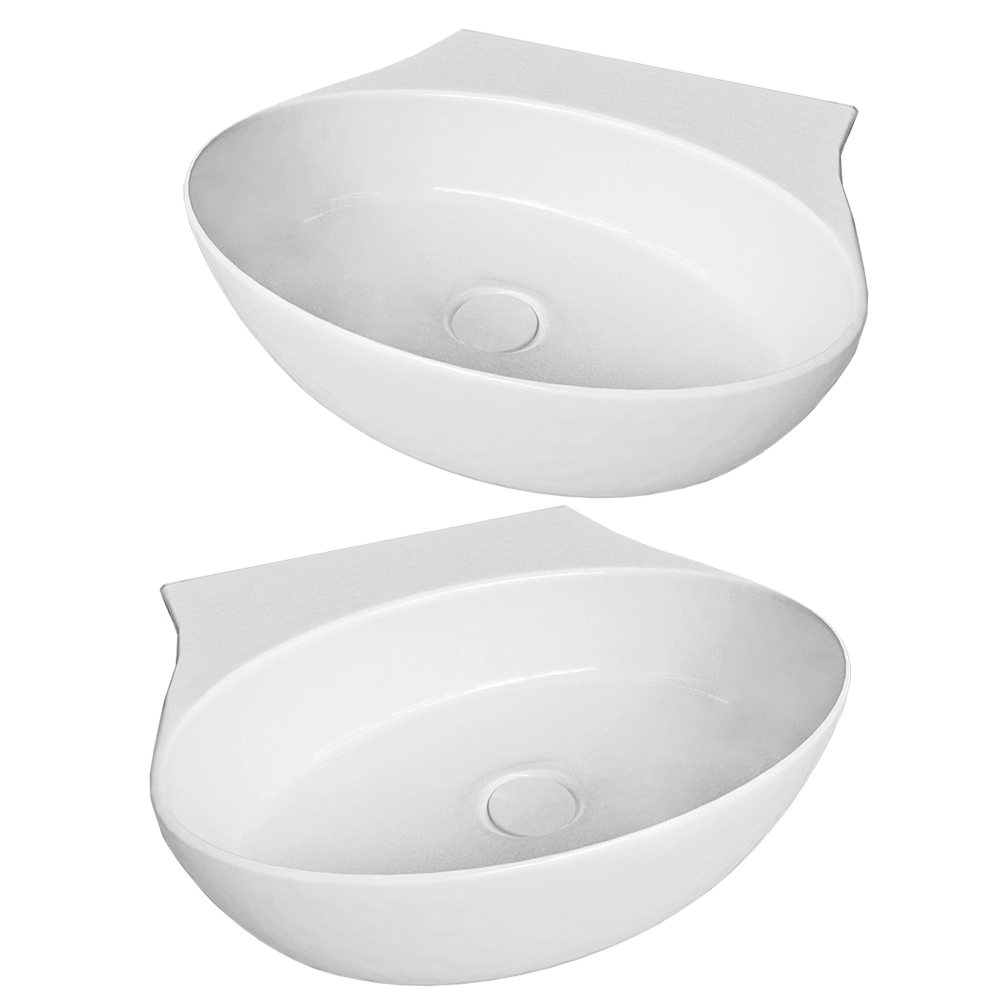 Salini – Washbasin Alda Wall 01 3D Model Salini – Washbasin Alda Wall 01 3D Model