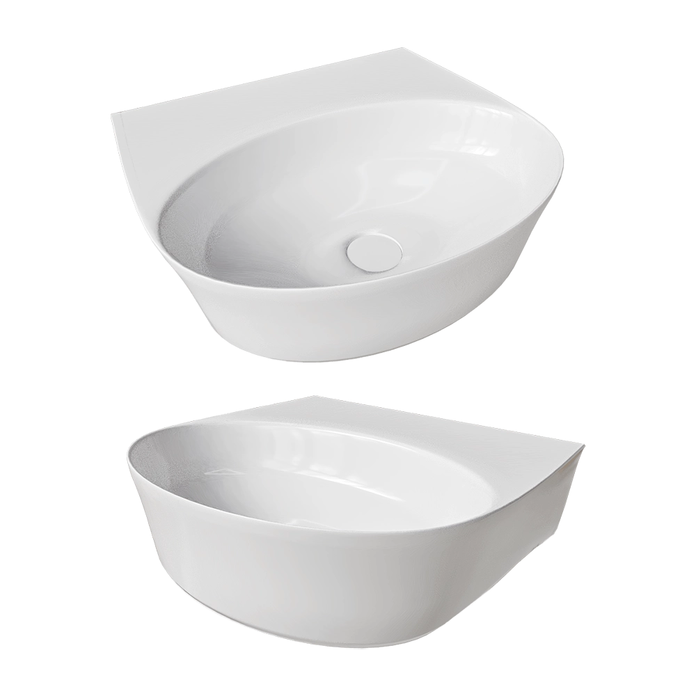 Salini – Washbasin Alda Wall 02 3D Model Salini – Washbasin Alda Wall 02 3D Model