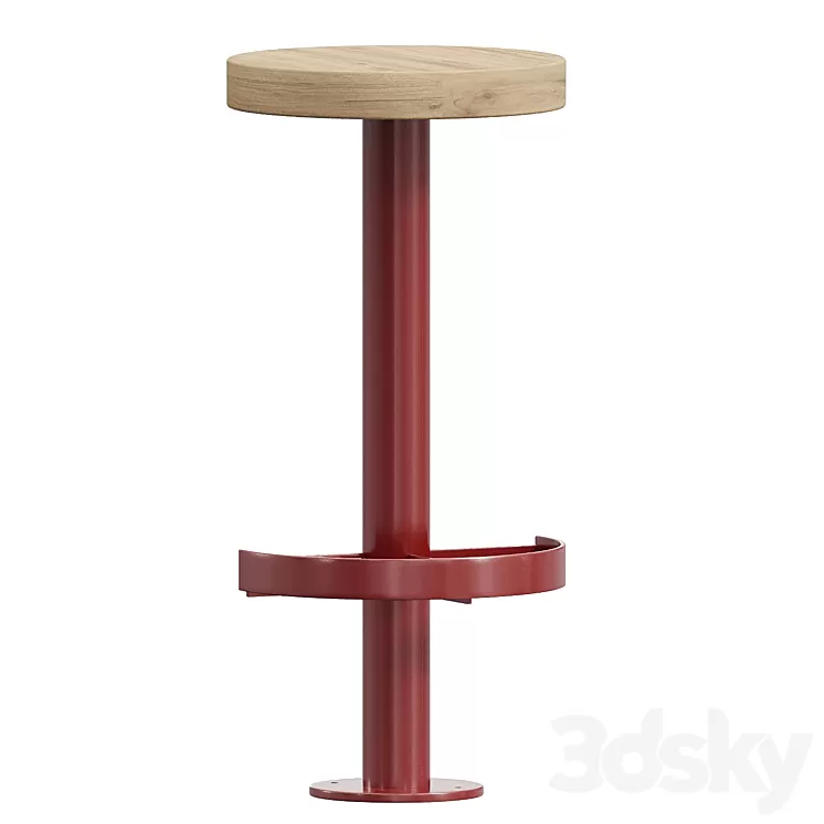 Sally Barstool 3D Model Free Download