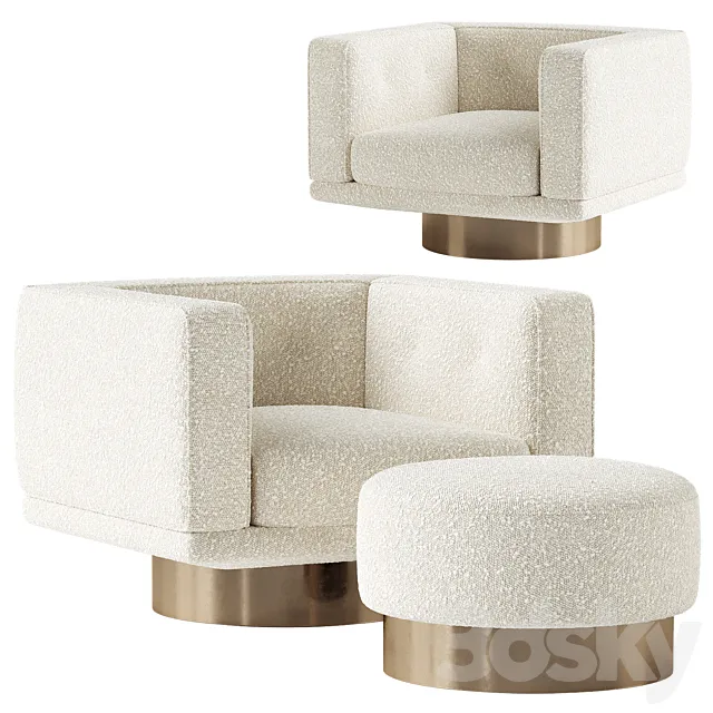 Sally by minotti 3D Model Sally by minotti 3D Model