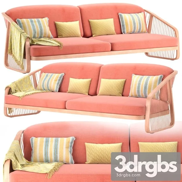 Sally Garden Sofa 3D Model Download