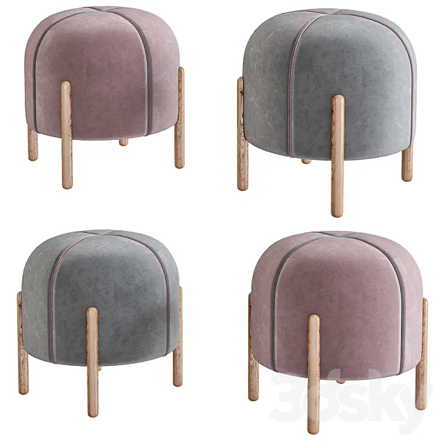 Sally stool 3D Model Sally stool 3D Model