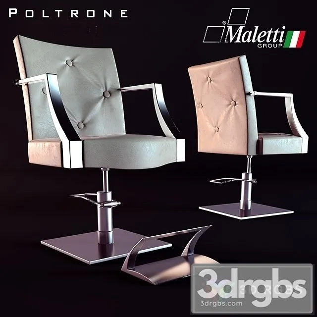 Salonlines Gabbiano Saloniki Styling Chair 3D Model Download Salonlines Gabbiano Saloniki Styling Chair 3D Model Download