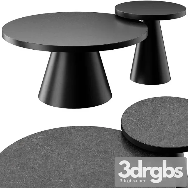 Salontafel Leeds Rond Zwart Keramiek Coffee And Side Table 3D Model Download Salontafel Leeds Rond Zwart Keramiek Coffee And Side Table 3D Model Download