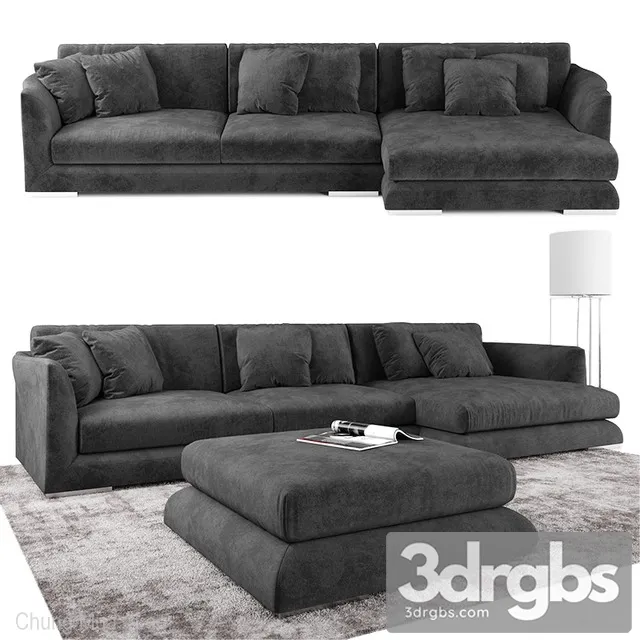Salotti Twils Sofa 3D Model Download