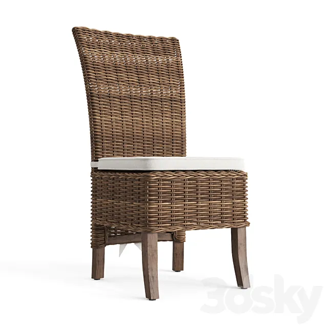 Salsa dining chair 3D Model