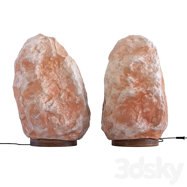Salt lamp 3D Model