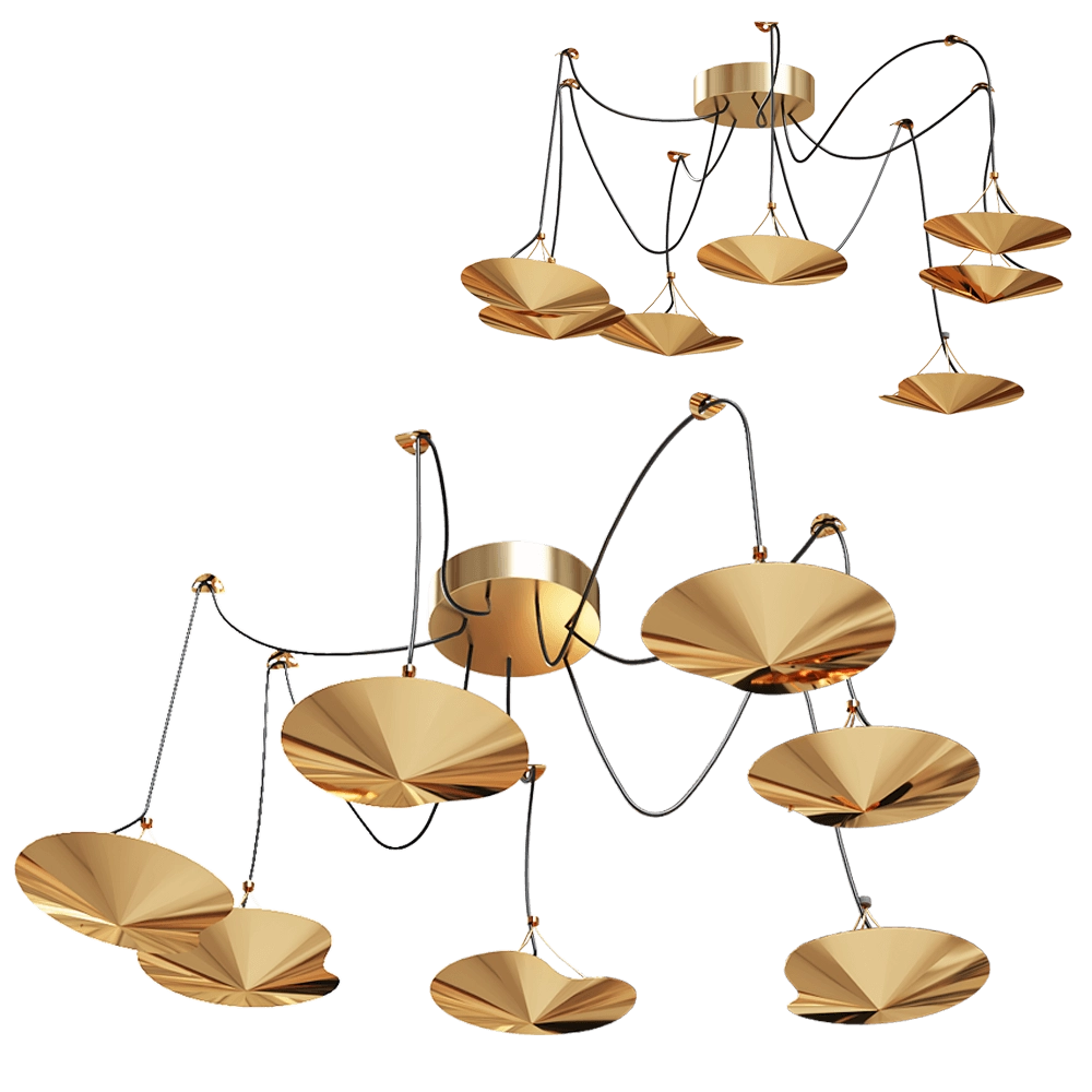 Salto de Gazela – Ceiling luminaire Breeze 3D Model