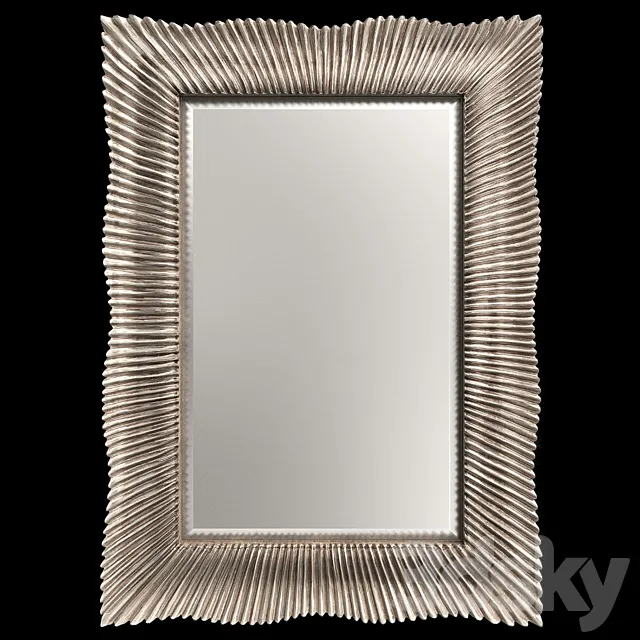 Samira Gaia Mobili Mirror (Silver Gold) 3D Model Samira Gaia Mobili Mirror (Silver Gold) 3D Model
