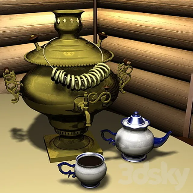 Samovar 3D Model Samovar 3D Model