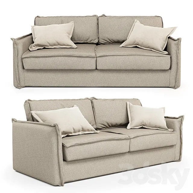 Samsa Sofa Bed from La Forma 3D Model